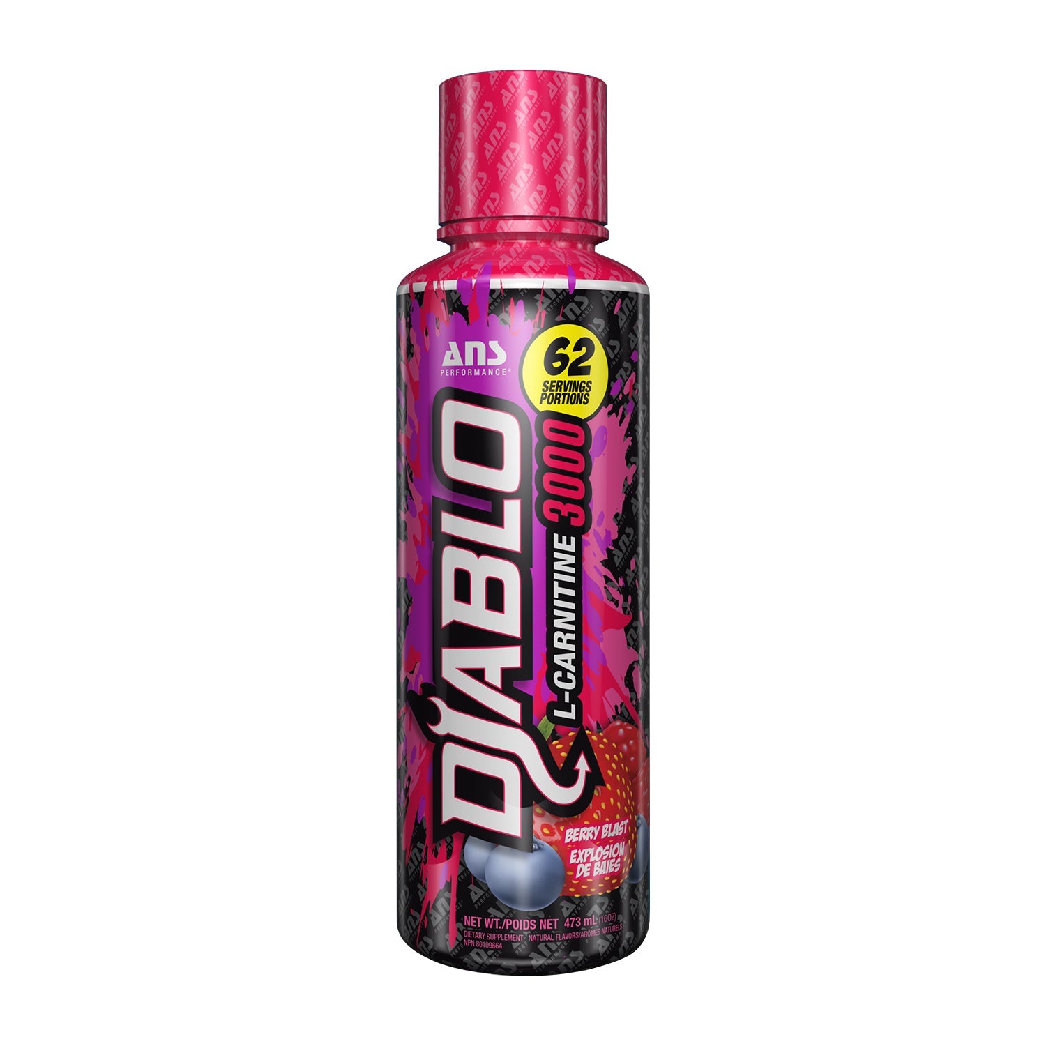 ANS Diablo Carnitine 3000 Berry Blast